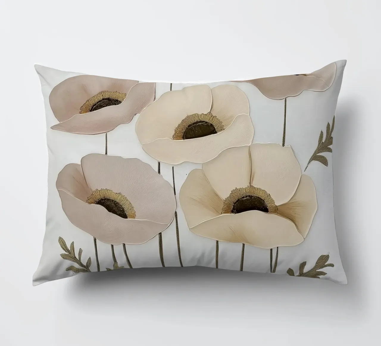 Papaveri beige cuscino da Imagine