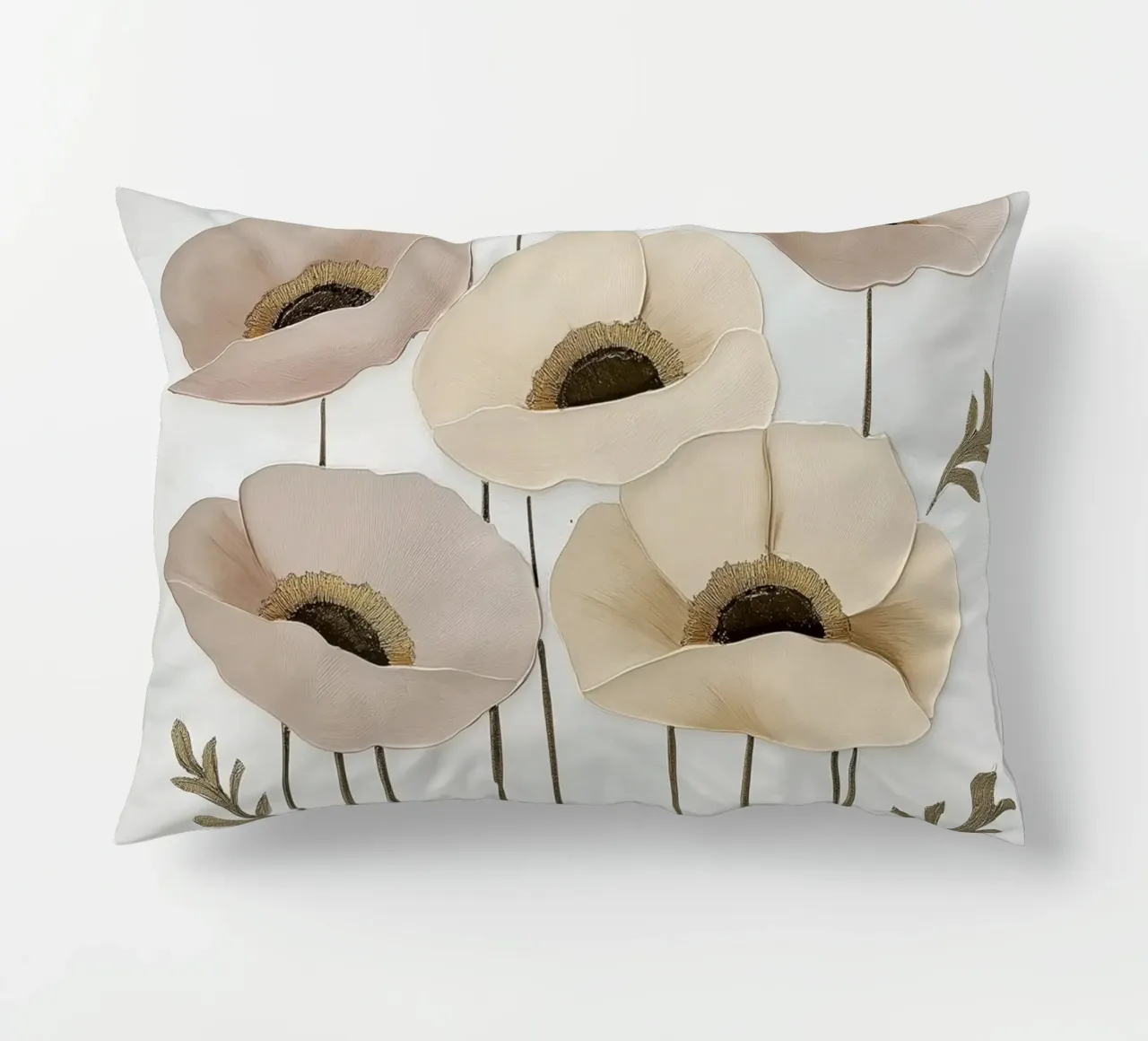 Papaveri beige cuscino da Imagine