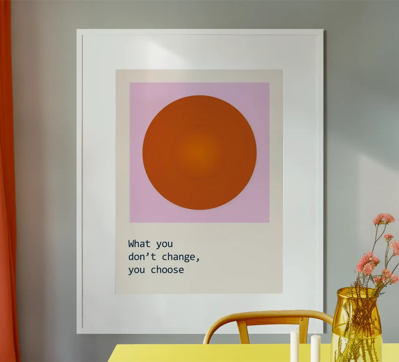 Ciò che non si cambia si sceglie poster da B Art