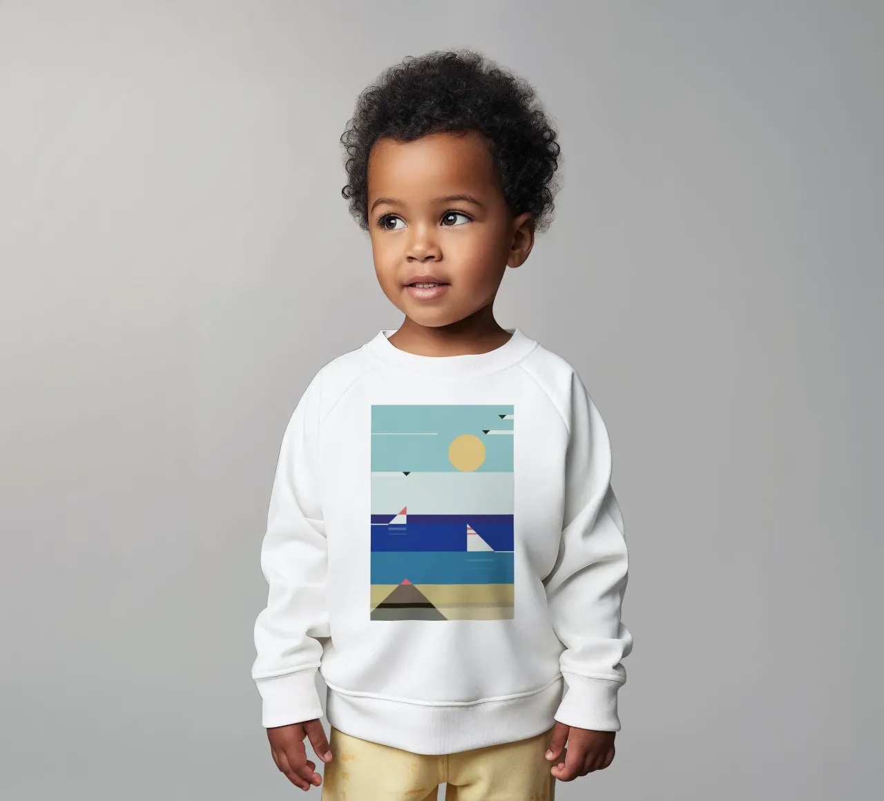 Quiet Sea Baby Sweatshirt von Antony Squizzato