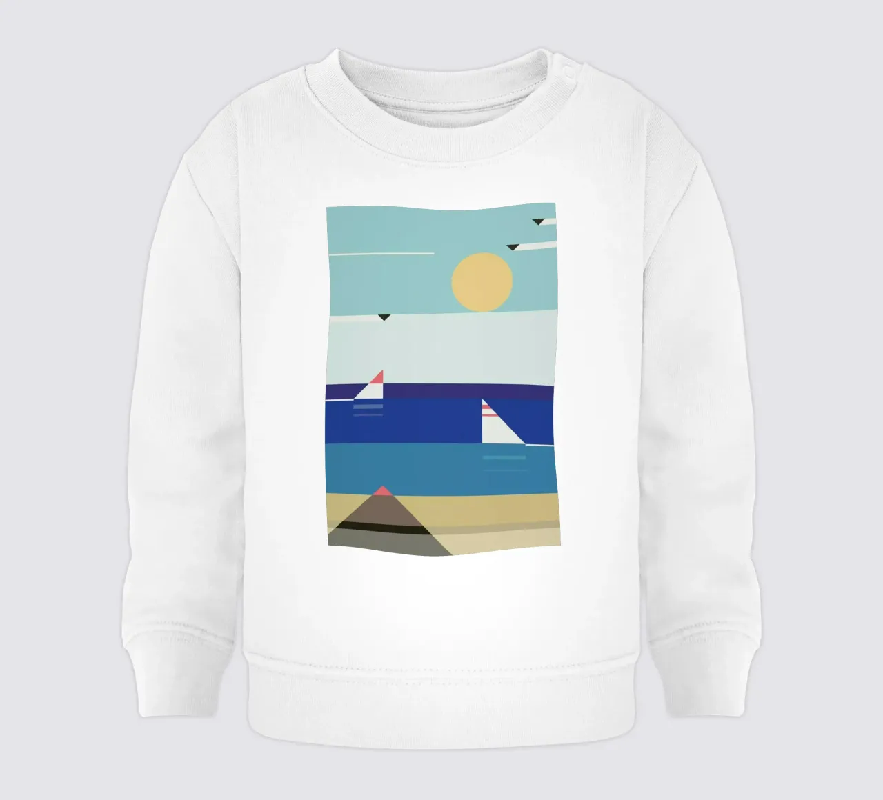 Quiet Sea Baby Sweatshirt von Antony Squizzato
