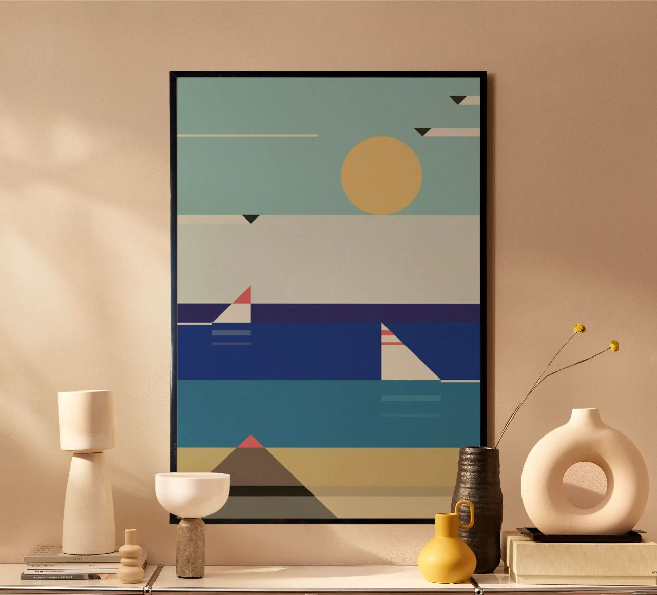 Quiet Sea poster by Antony Squizzato