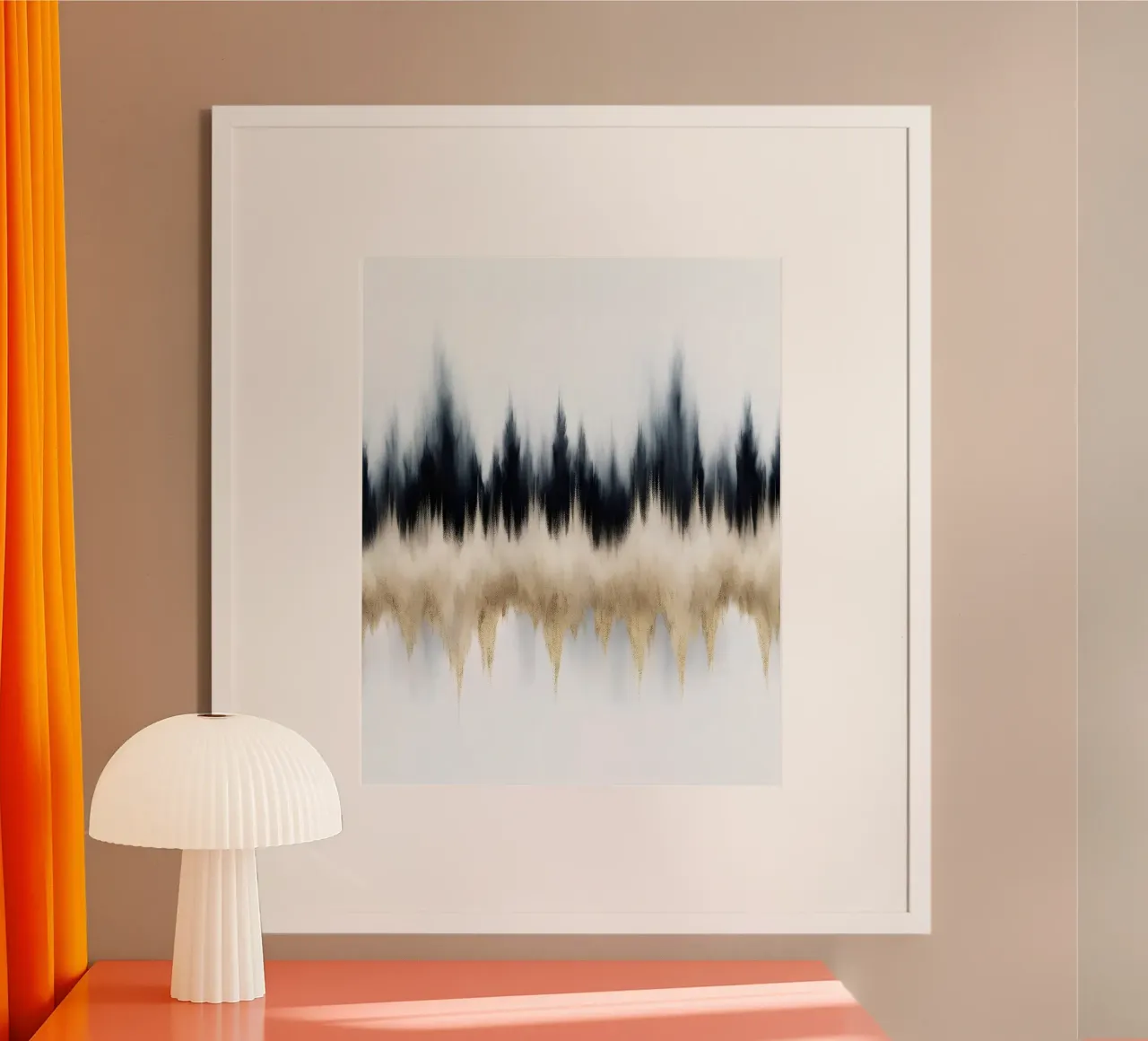 Flex - Serial 102 poster with wooden frame by Atelier-88