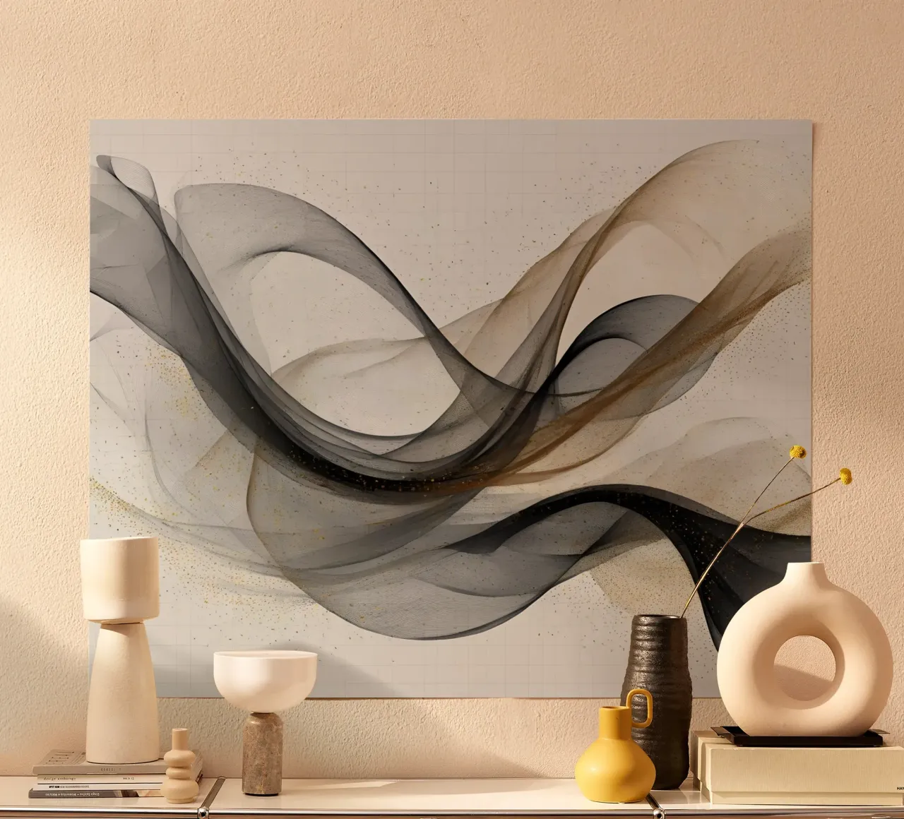 Flex - Serial 104 poster with wooden frame by Atelier-88