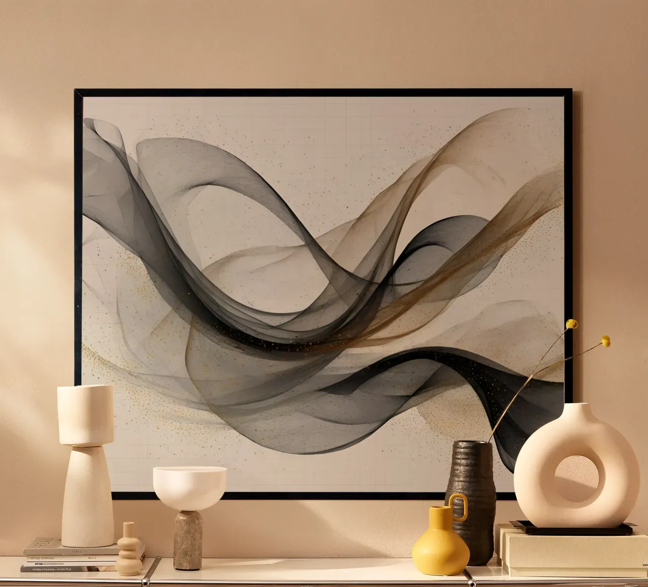 Flex - Serial 104 poster with wooden frame by Atelier-88