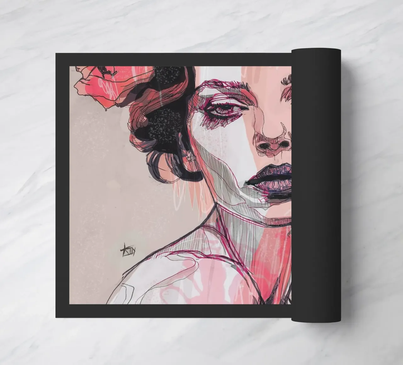 rosa nera zerbino da Giulio Iurissevich