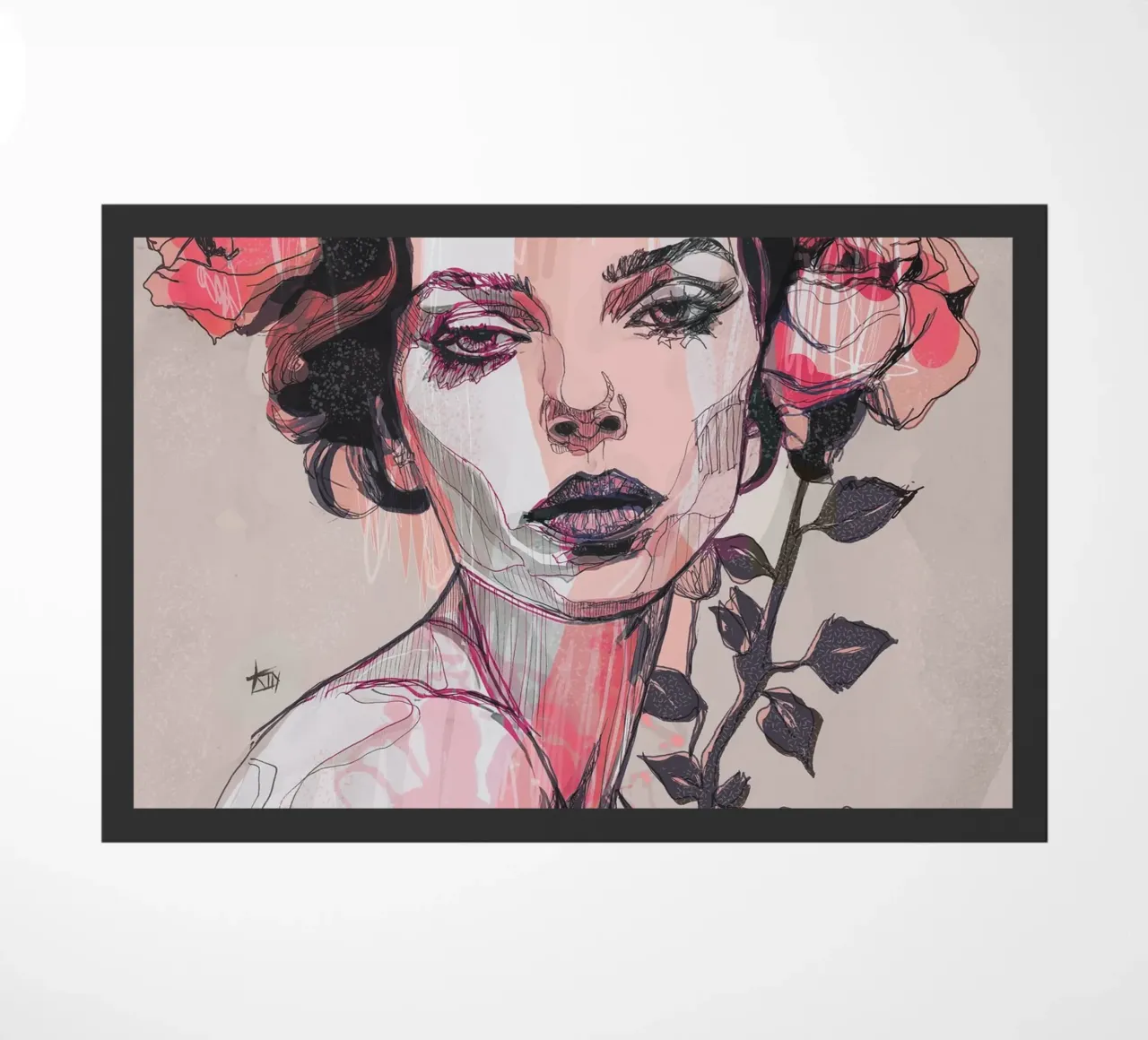 rosa nera zerbino da Giulio Iurissevich