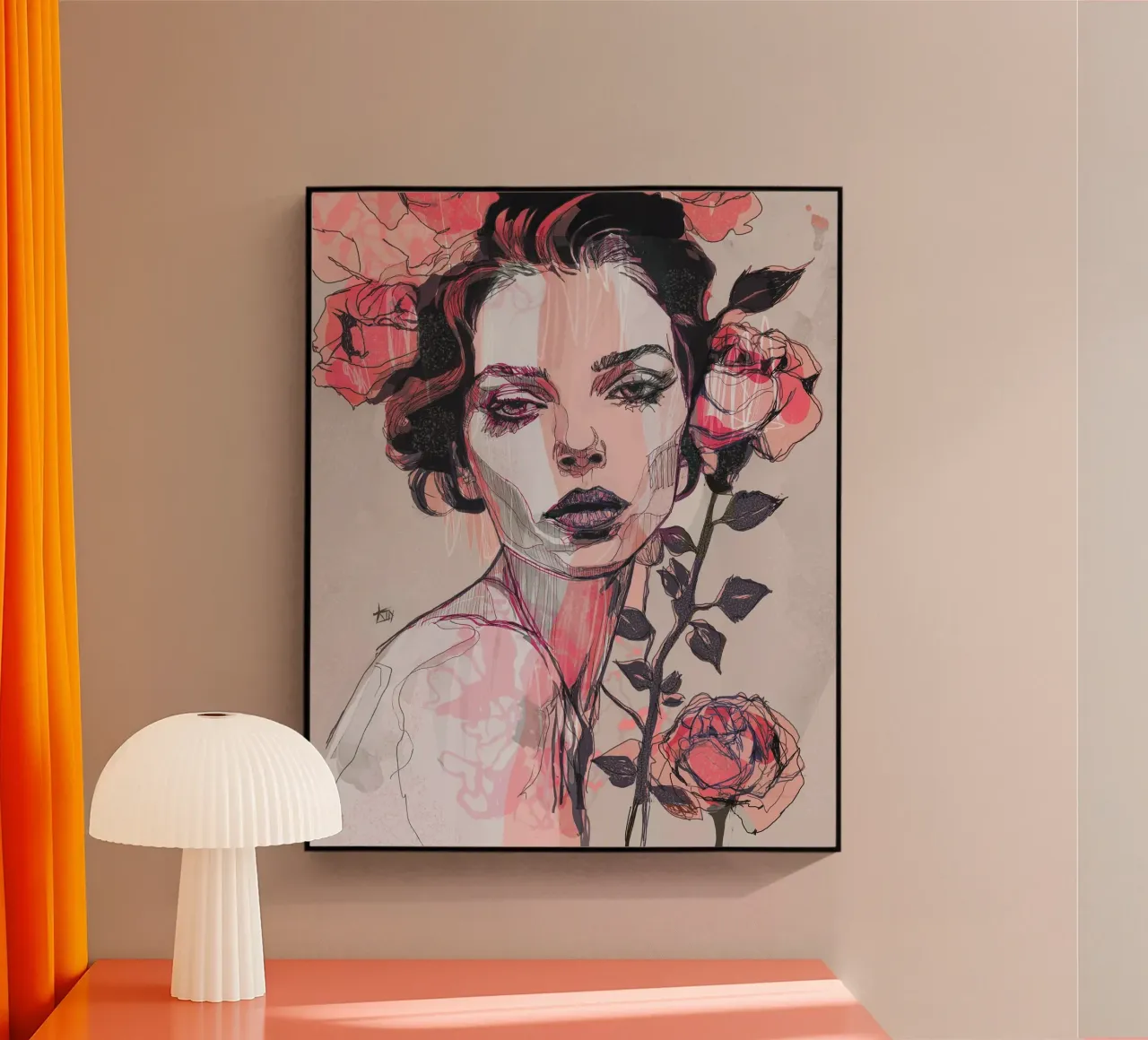 rosa nera plexiglass da Giulio Iurissevich