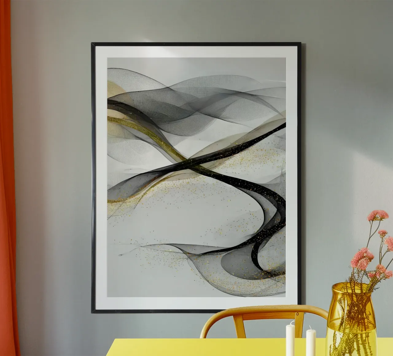 Flex - Serial 107 poster with plastic frame by Atelier-88