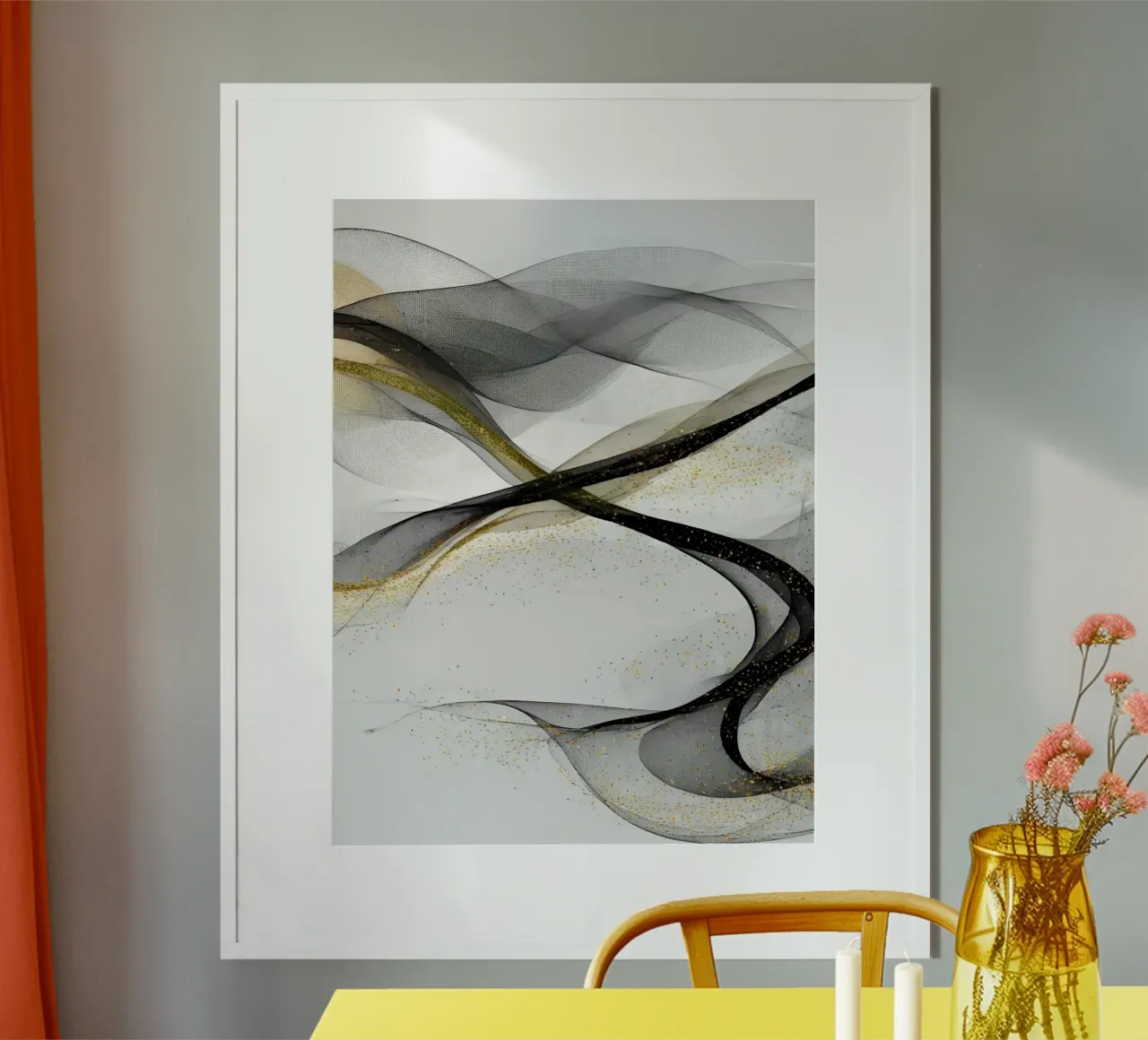 Flex - Serial 107 poster with plastic frame by Atelier-88