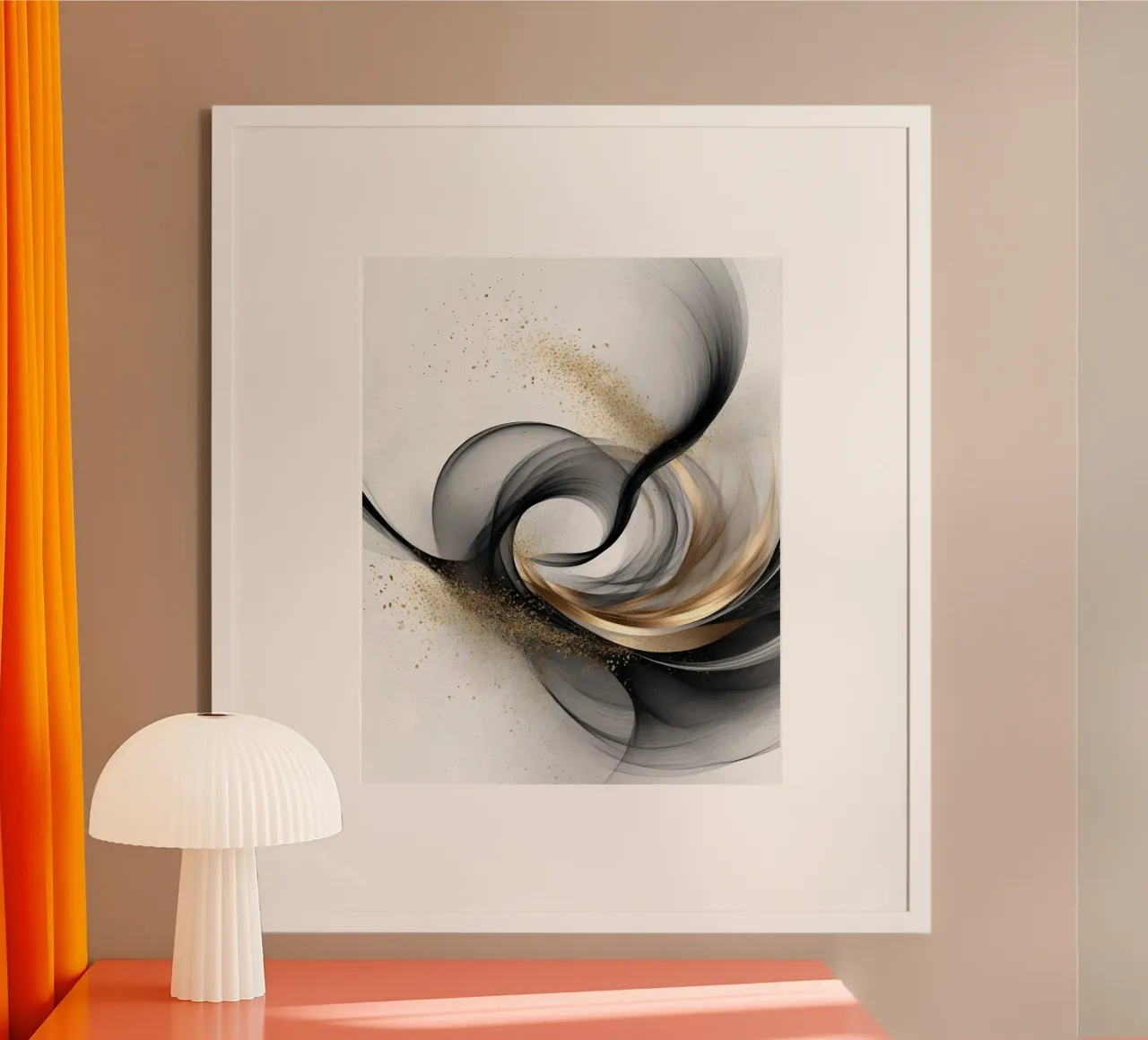 Flex - Serie 108 poster con telaio in legno da Atelier-88