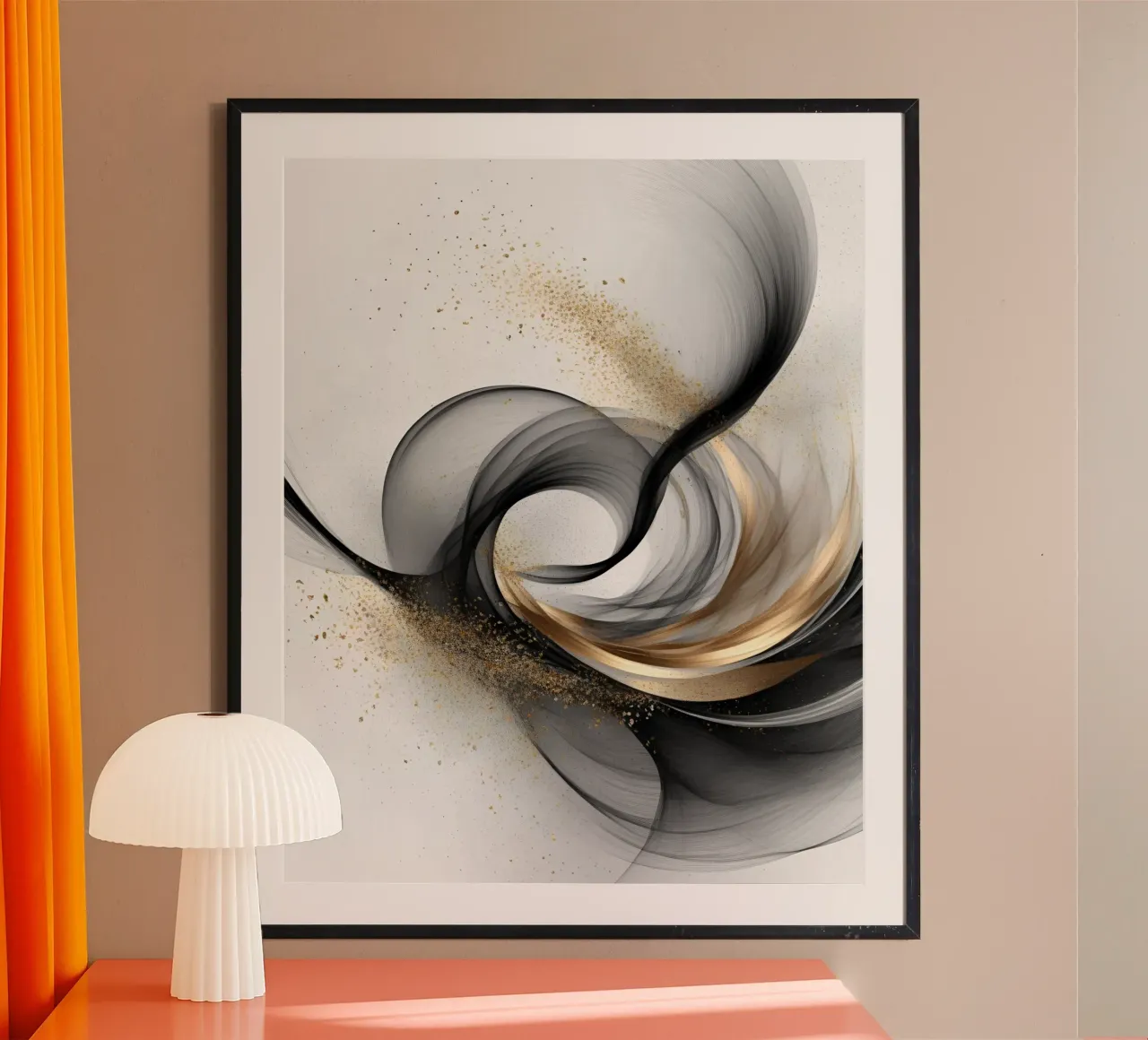 Flex - Serie 108 poster con telaio in legno da Atelier-88