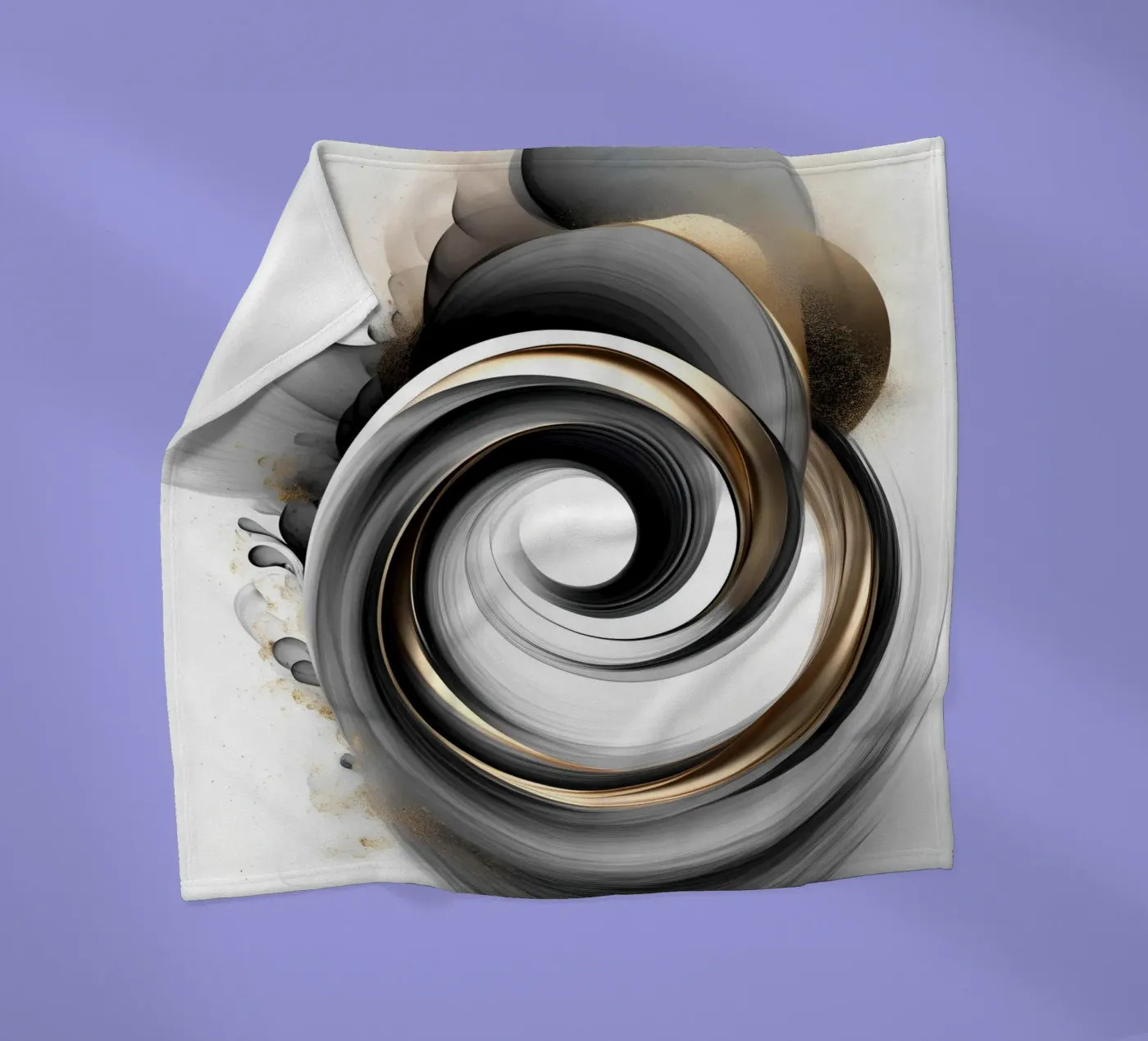 Flex - Serial 113 fleece blanket by Atelier-88