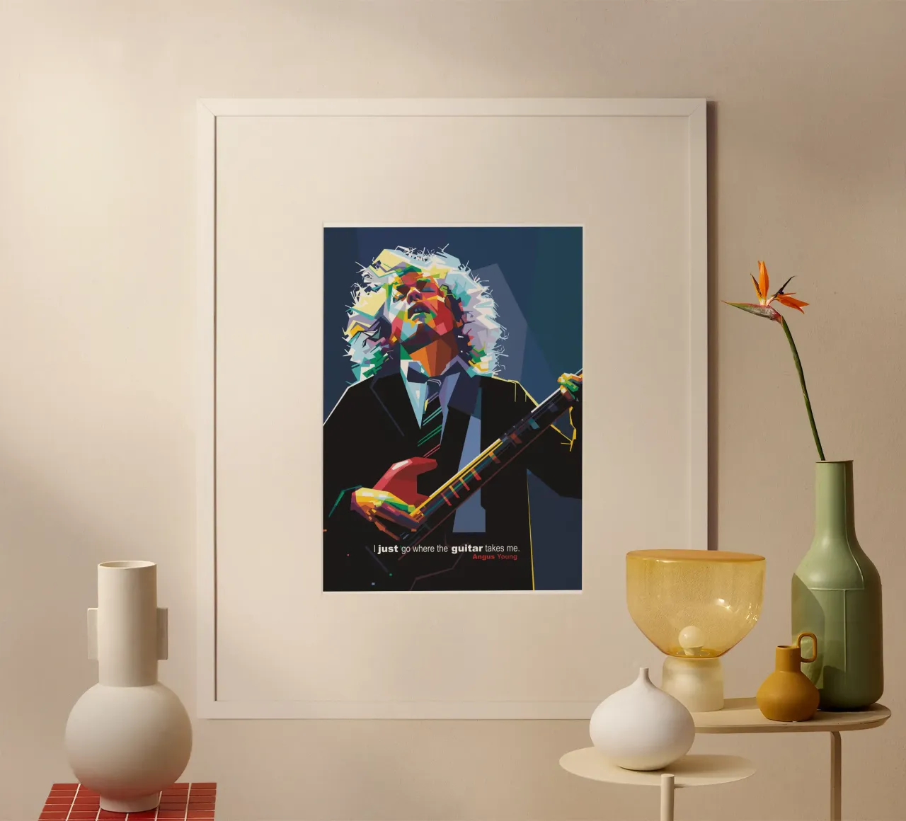 Ich gehe einfach dahin, wo die Gitarre mich hinführt Hahnemühle von Alkahfsmart