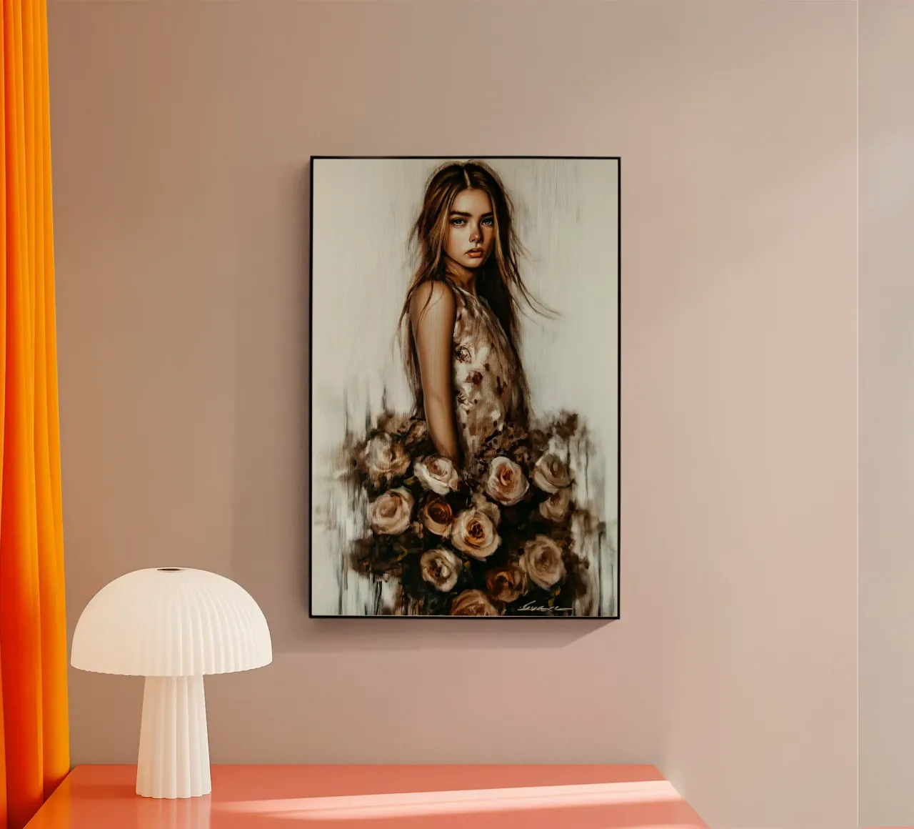Gonna a fiori plexiglass da Motivate-Today