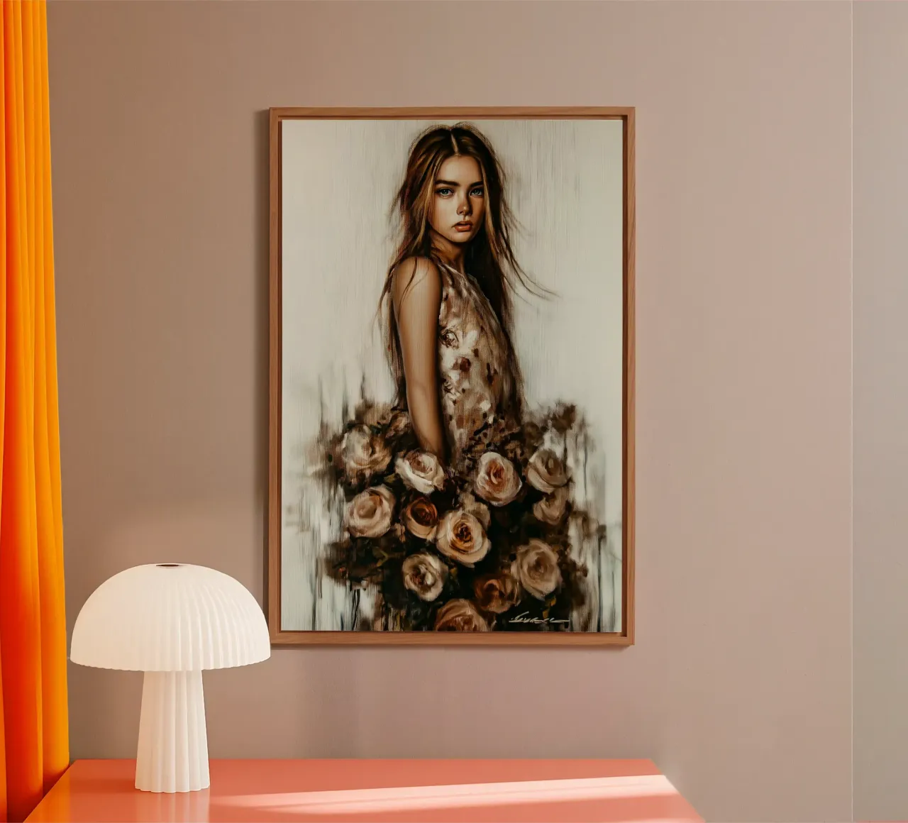 Gonna a fiori alluminio dibond da Motivate-Today