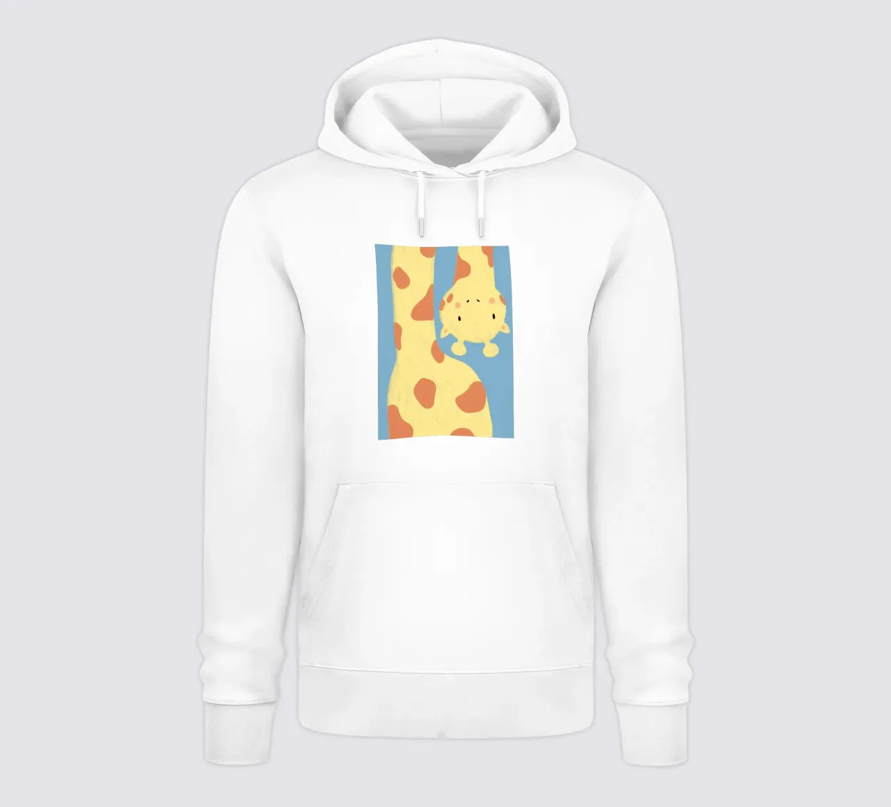 Giraffe Selfie Blau felpa con cappuccio da BAINAI KIDS