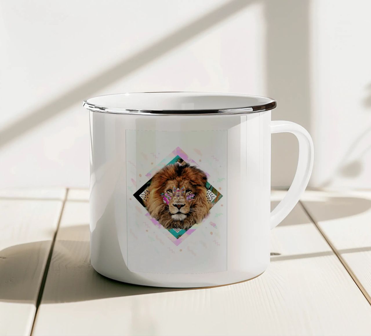 Isilwane tazza in smalto da Kris Tate