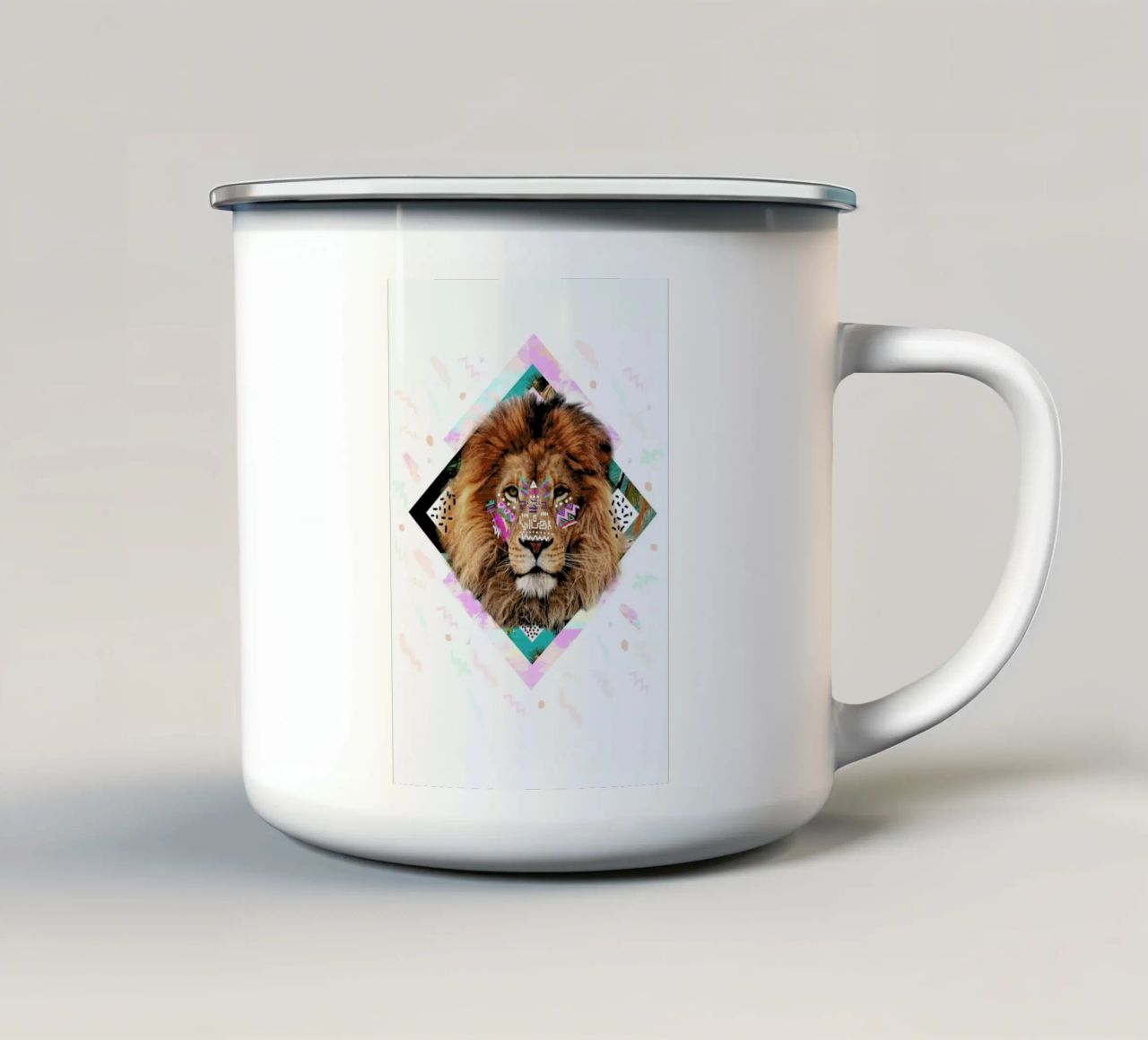 Isilwane tazza in smalto da Kris Tate