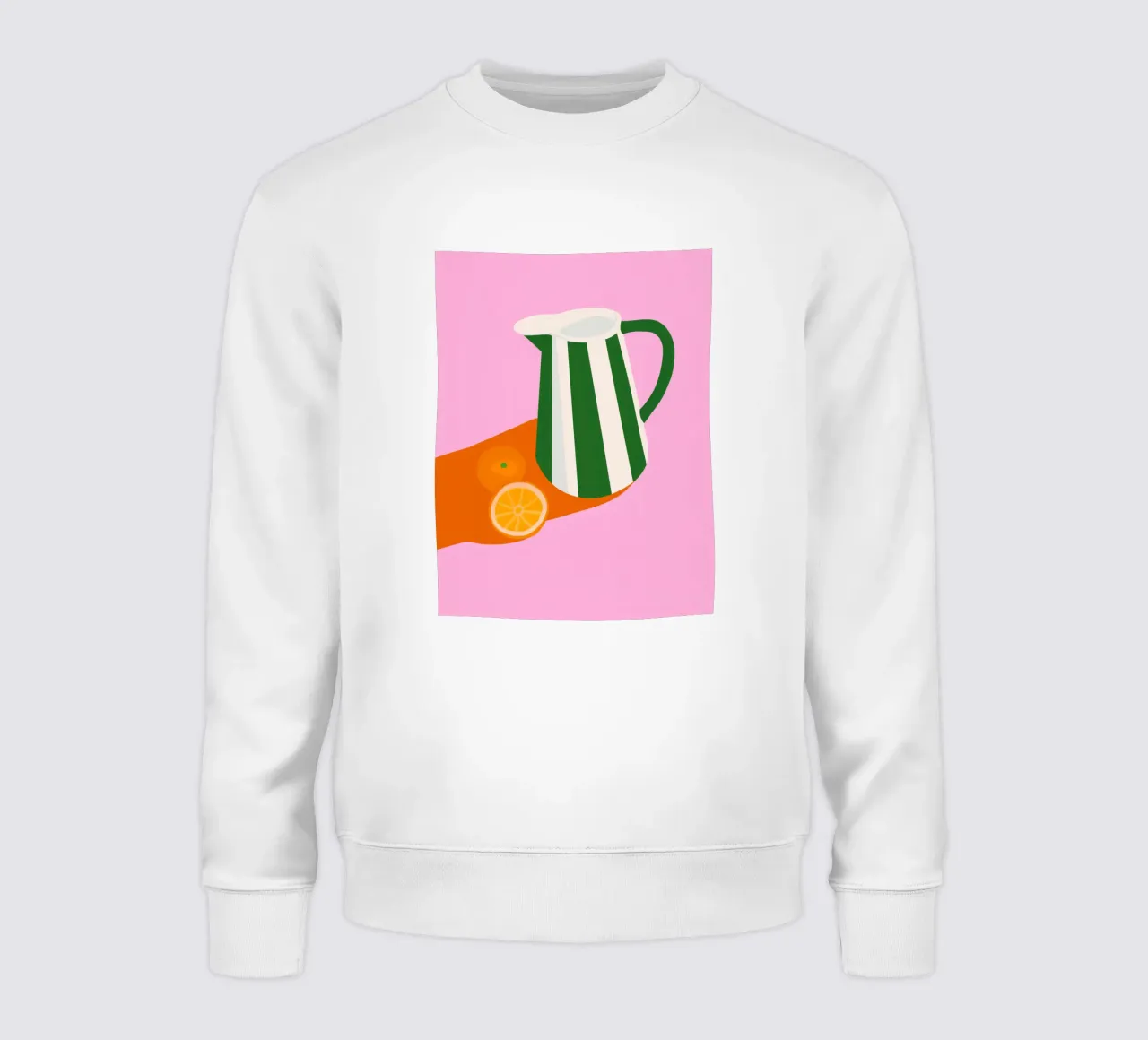 Fresh lemonade colours sweatshirt by Carinaprint