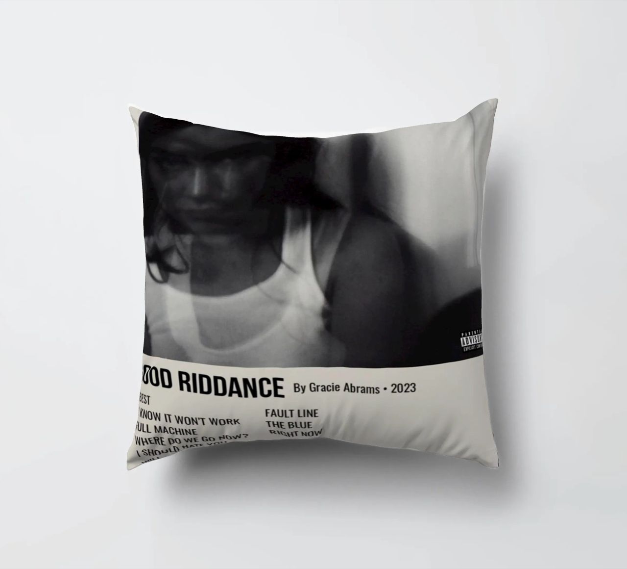 GOOD RIDDANCE By Gracie Abrams - 2023 cuscino da SoundStudio