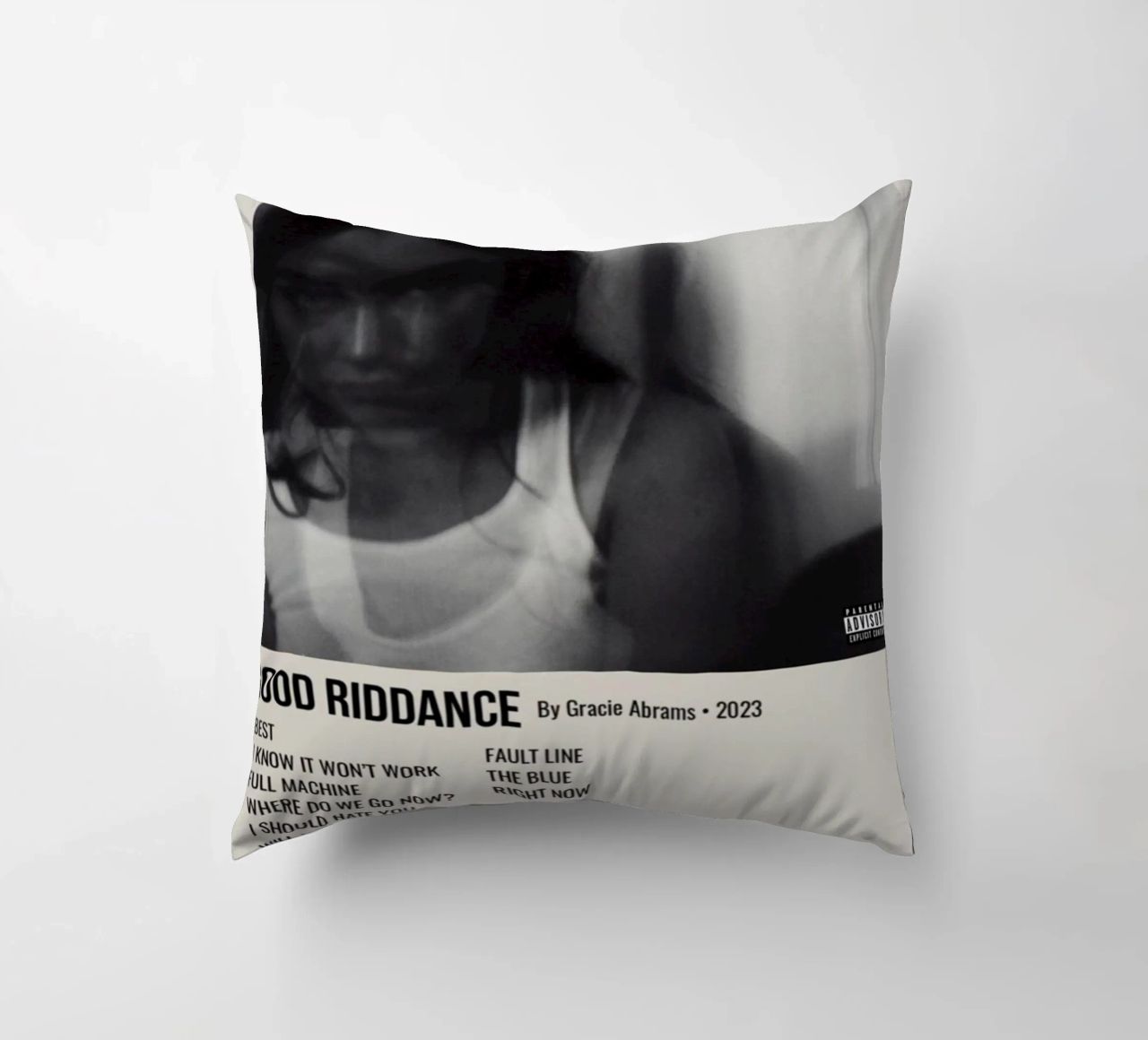GOOD RIDDANCE By Gracie Abrams - 2023 cuscino da SoundStudio