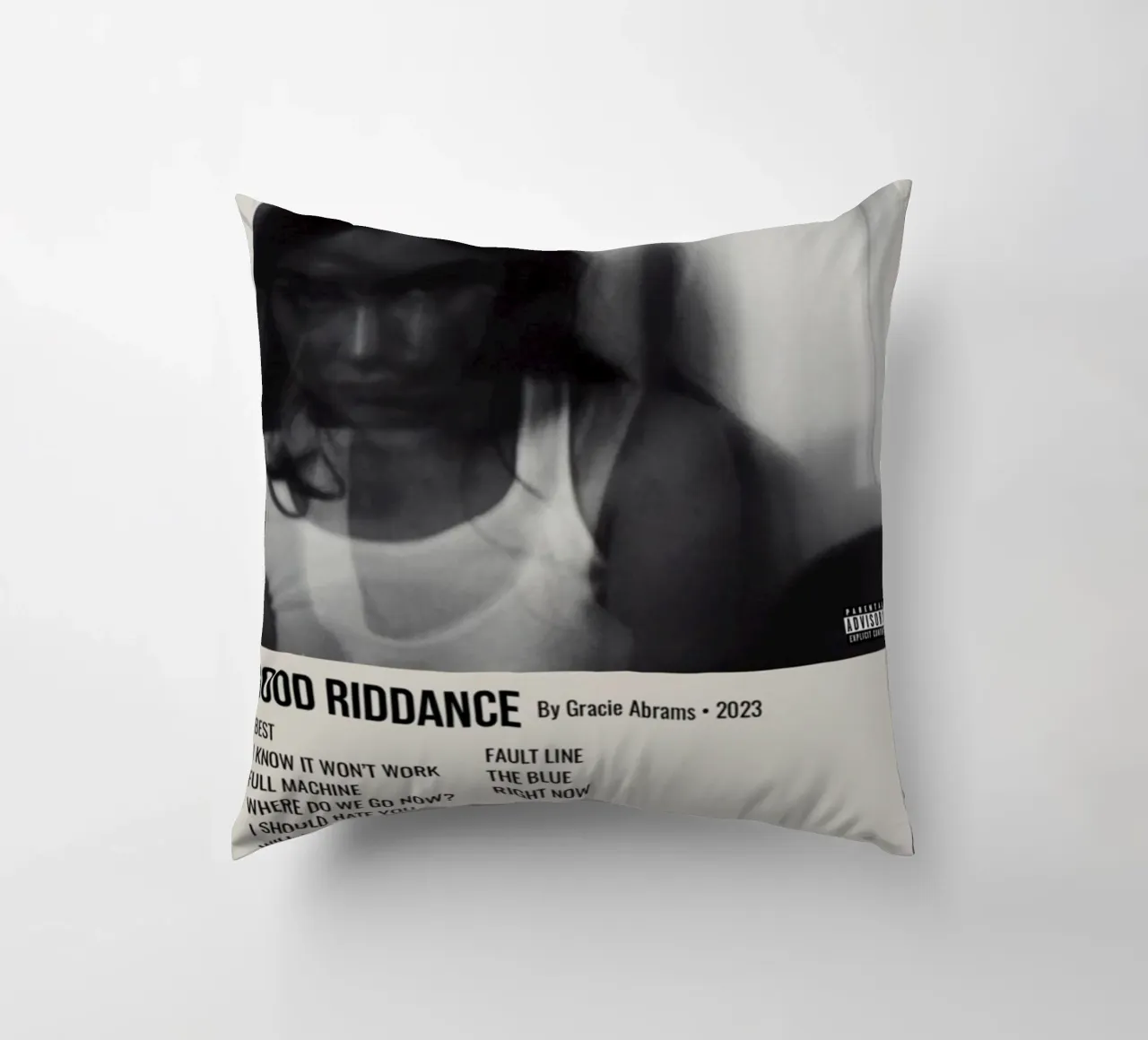 GOOD RIDDANCE By Gracie Abrams - 2023 cuscino da SoundStudio
