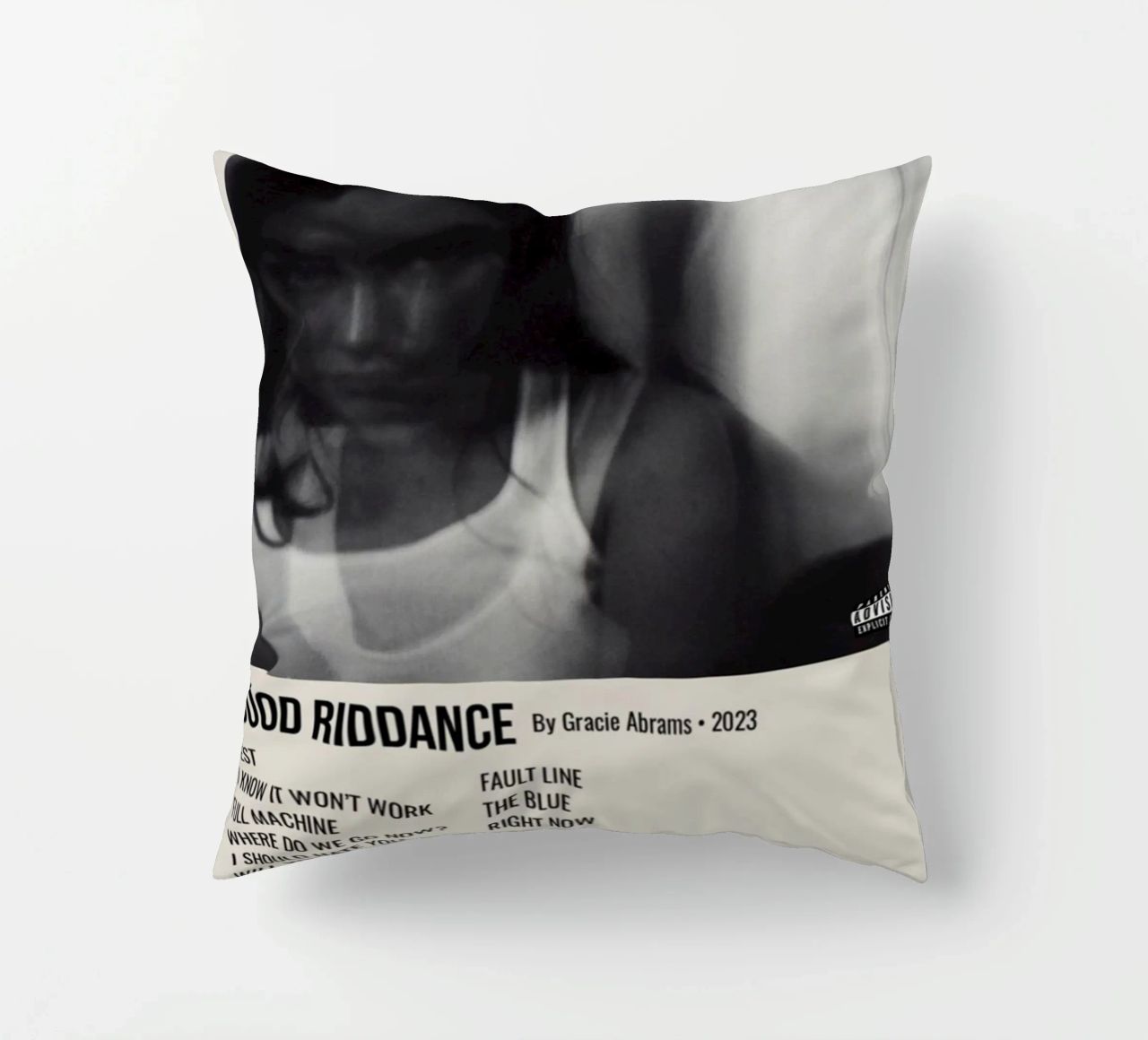 GOOD RIDDANCE By Gracie Abrams - 2023 cuscino da SoundStudio