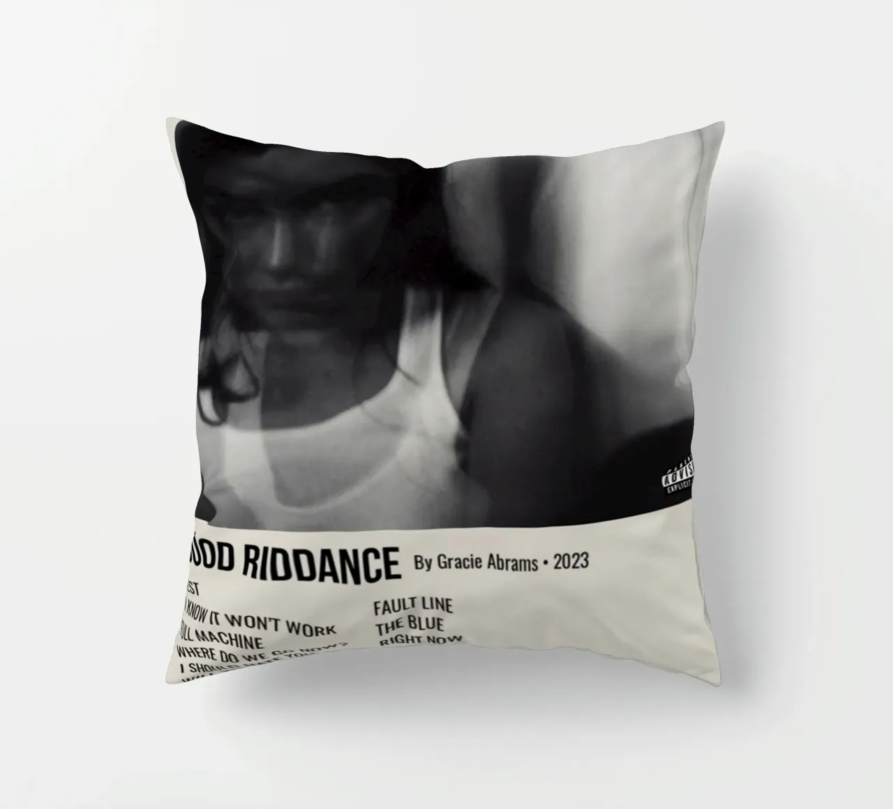 GOOD RIDDANCE By Gracie Abrams - 2023 cuscino da SoundStudio