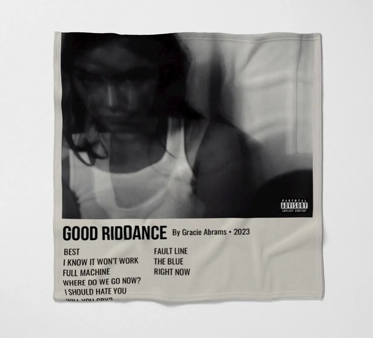 GOOD RIDDANCE By Gracie Abrams - 2023 coperta in pile da SoundStudio