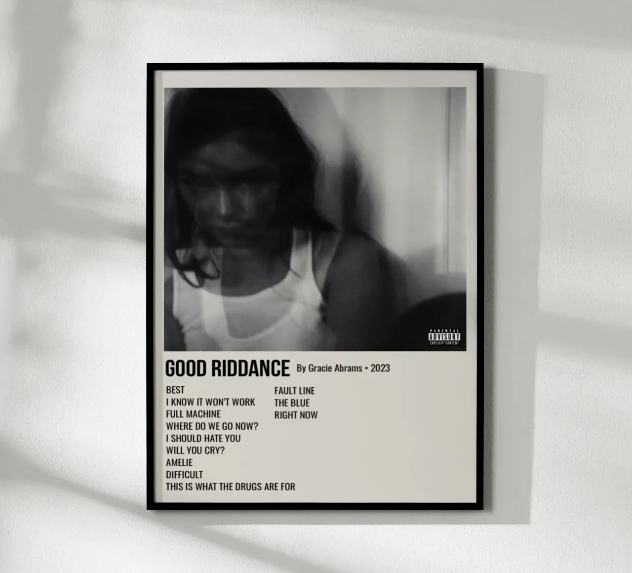 GOOD RIDDANCE By Gracie Abrams - 2023 carta hahnemühle da SoundStudio
