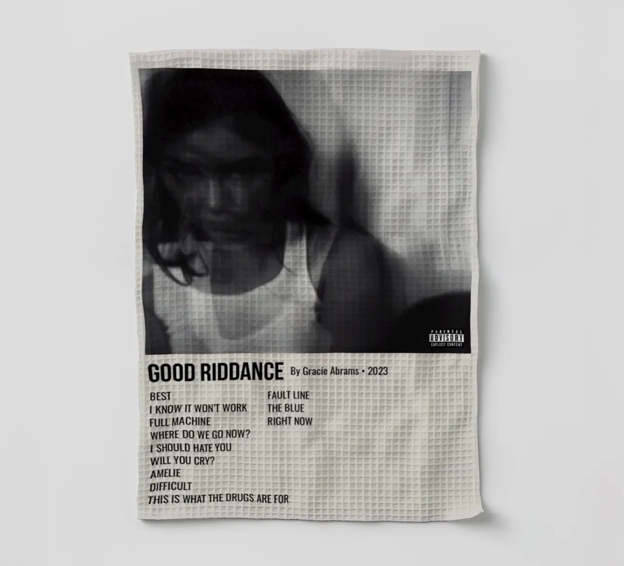 GOOD RIDDANCE By Gracie Abrams - 2023 canovaccio da cucina da SoundStudio