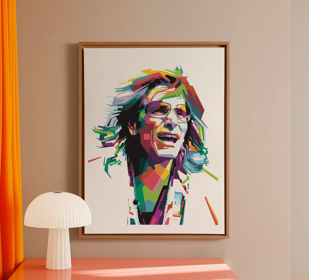 Steve Vai WPAP toile avec Caisse américaine de Alkahfsmart