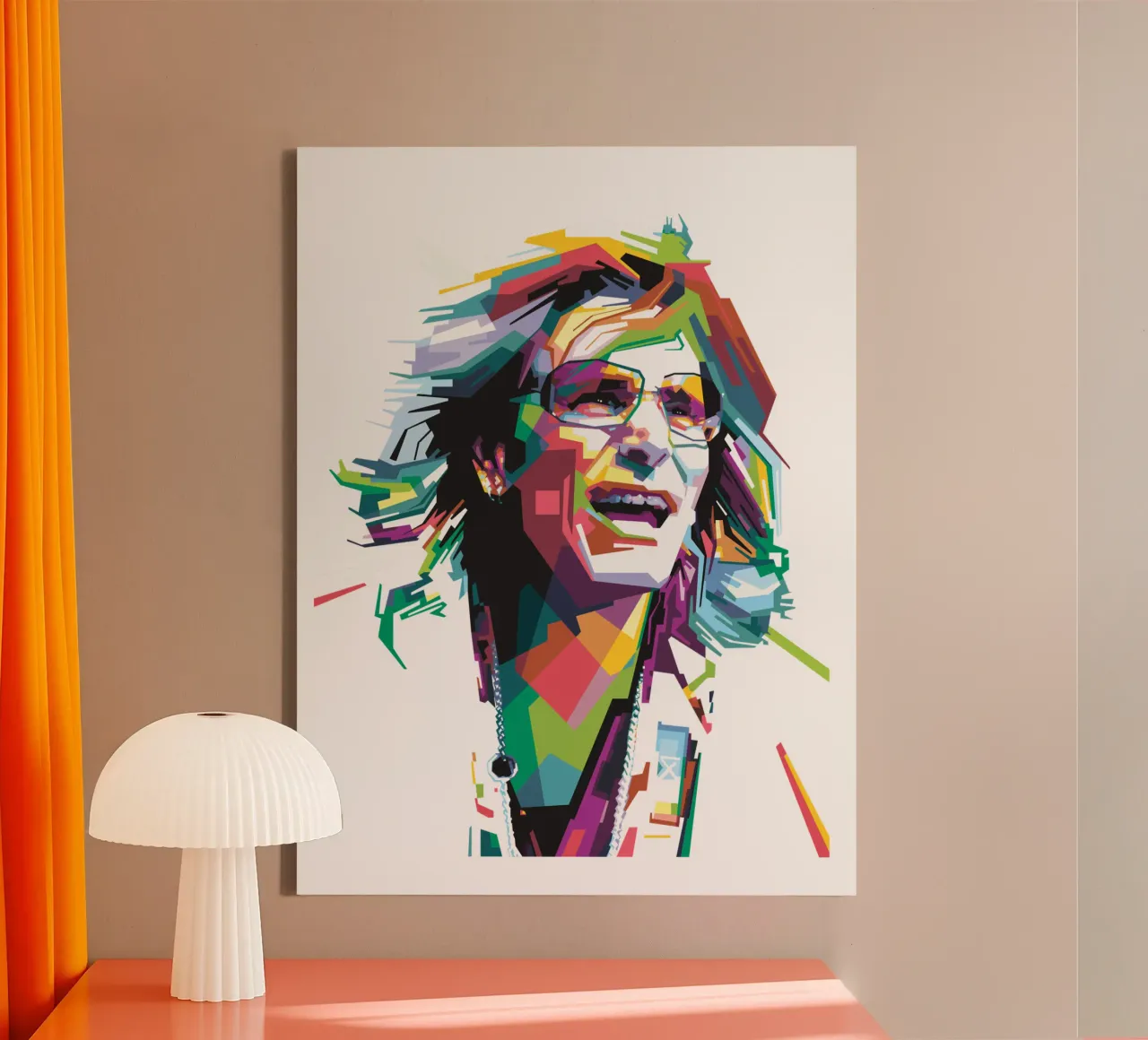 Steve Vai WPAP toile avec Caisse américaine de Alkahfsmart