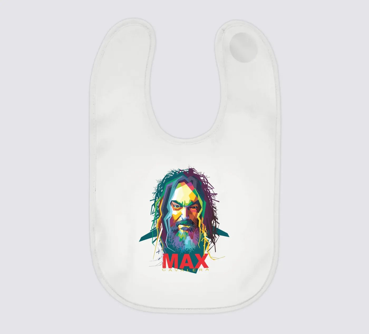 Max Cavalera WPAP bavaglino da Alkahfsmart