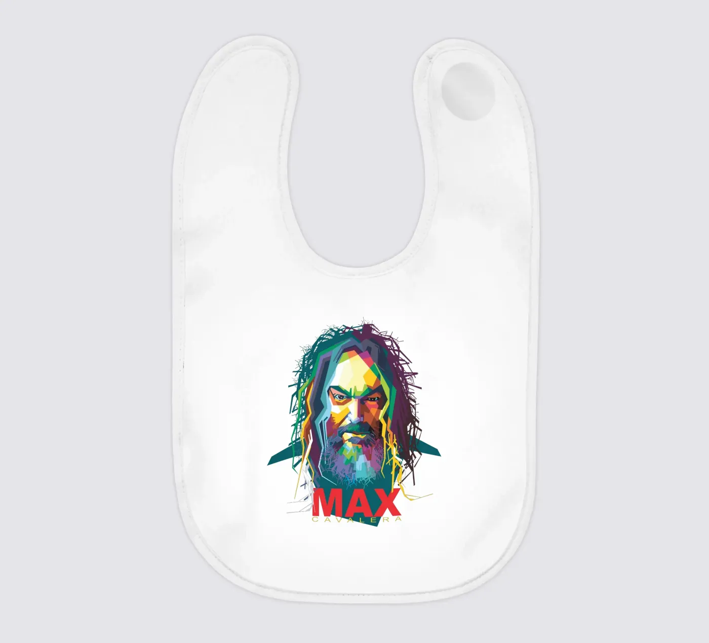 Max Cavalera WPAP bavaglino da Alkahfsmart