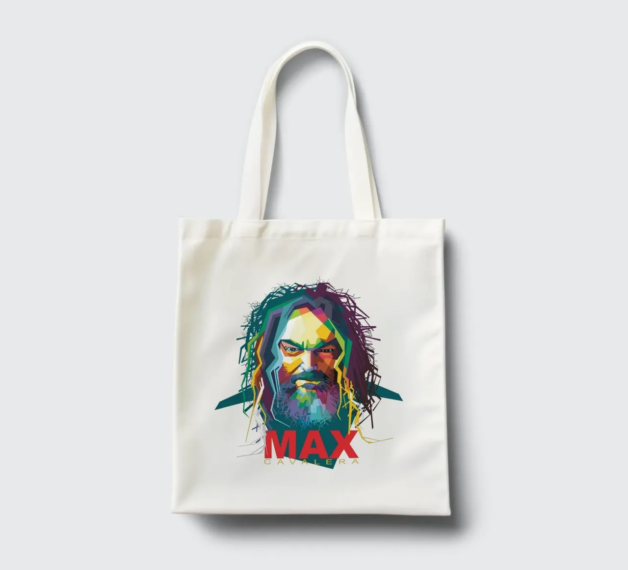 Max Cavalera WPAP borsa in juta da Alkahfsmart