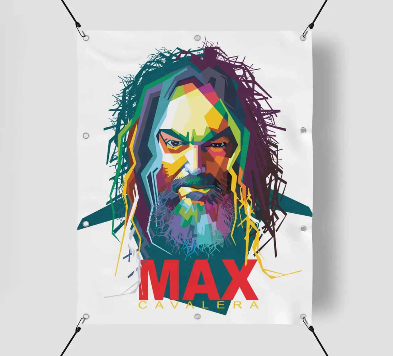 Max Cavalera WPAP telo in pvc da Alkahfsmart