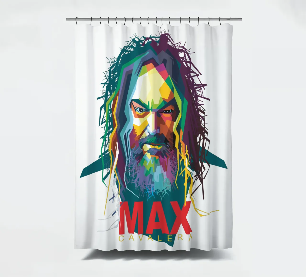 Max Cavalera WPAP tenda da doccia da Alkahfsmart