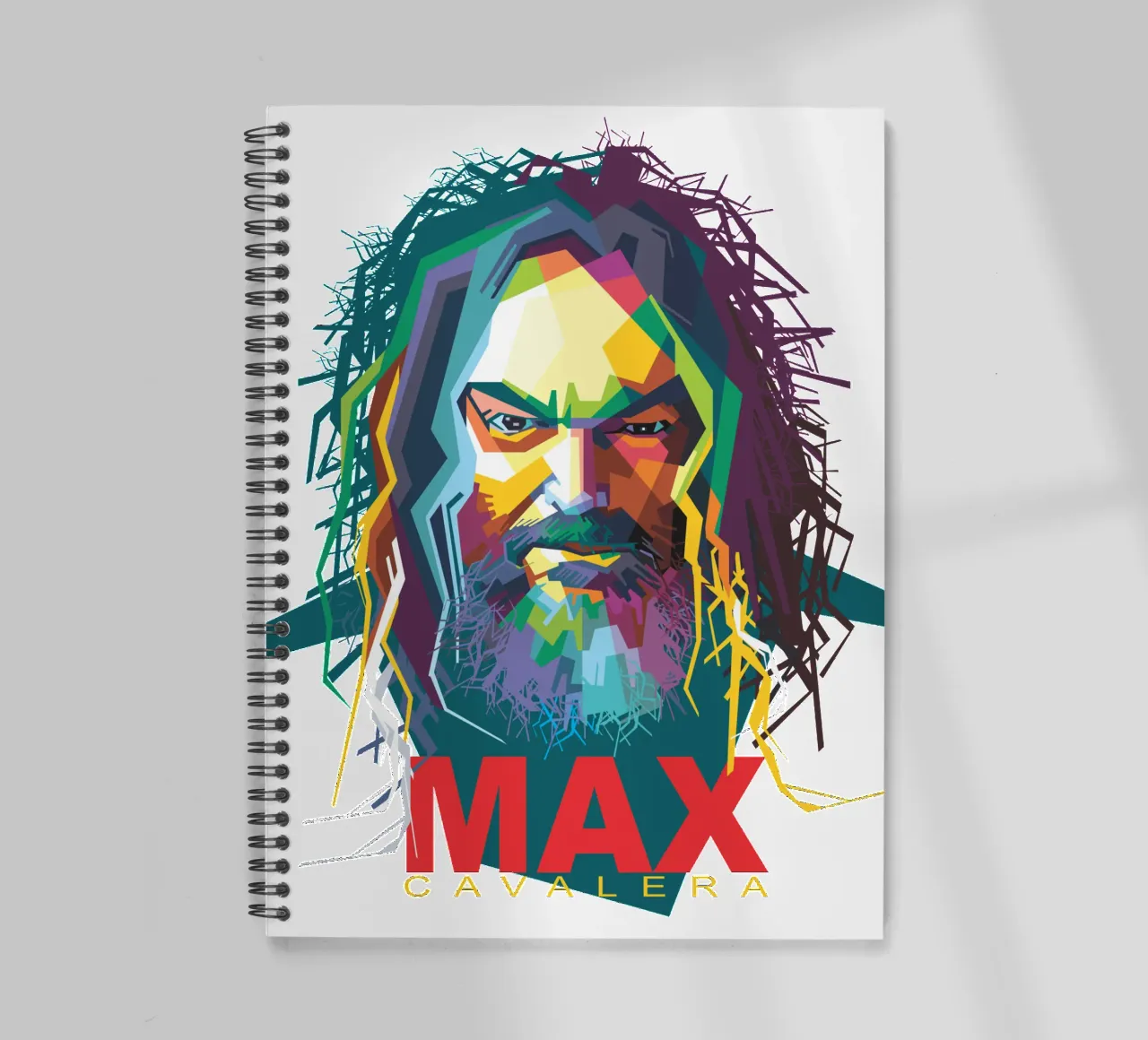 Max Cavalera WPAP diario ad anelli da Alkahfsmart