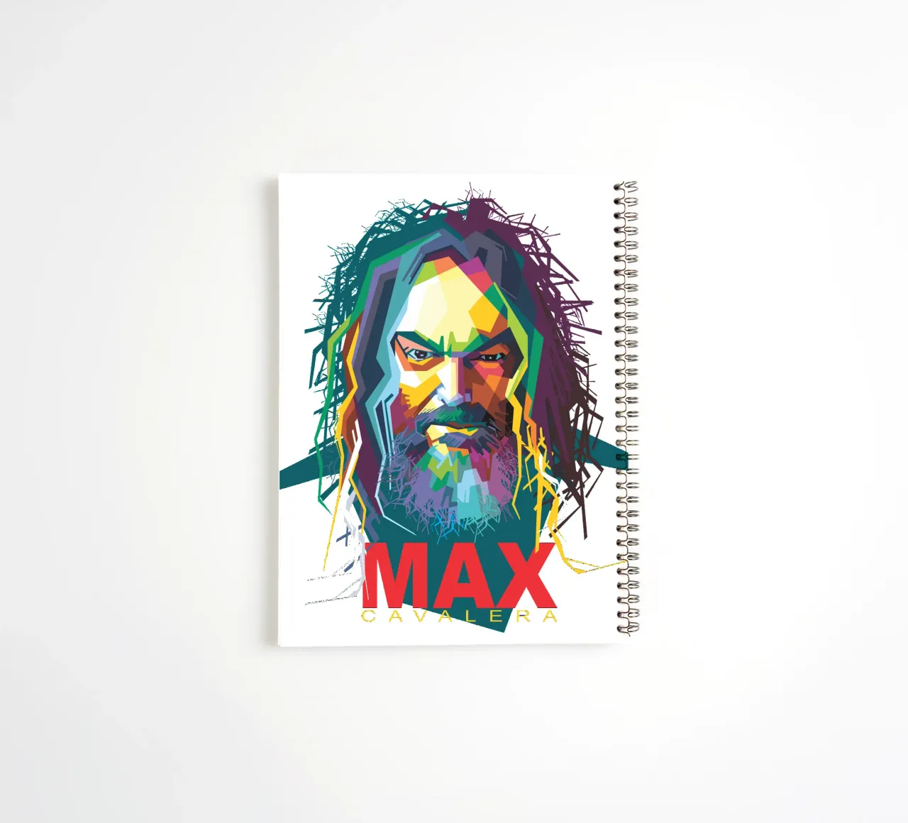 Max Cavalera WPAP diario ad anelli da Alkahfsmart