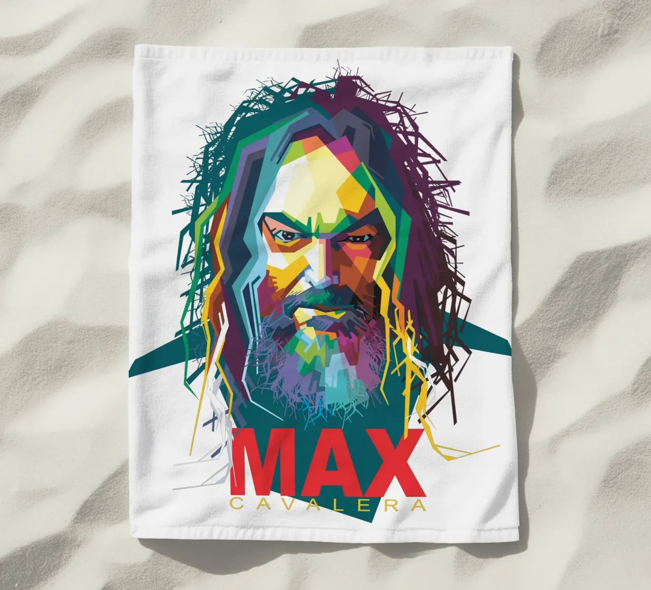 Max Cavalera WPAP telo mare da Alkahfsmart