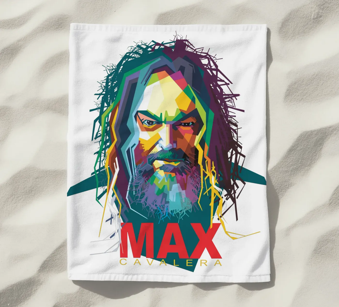 Max Cavalera WPAP telo mare da Alkahfsmart