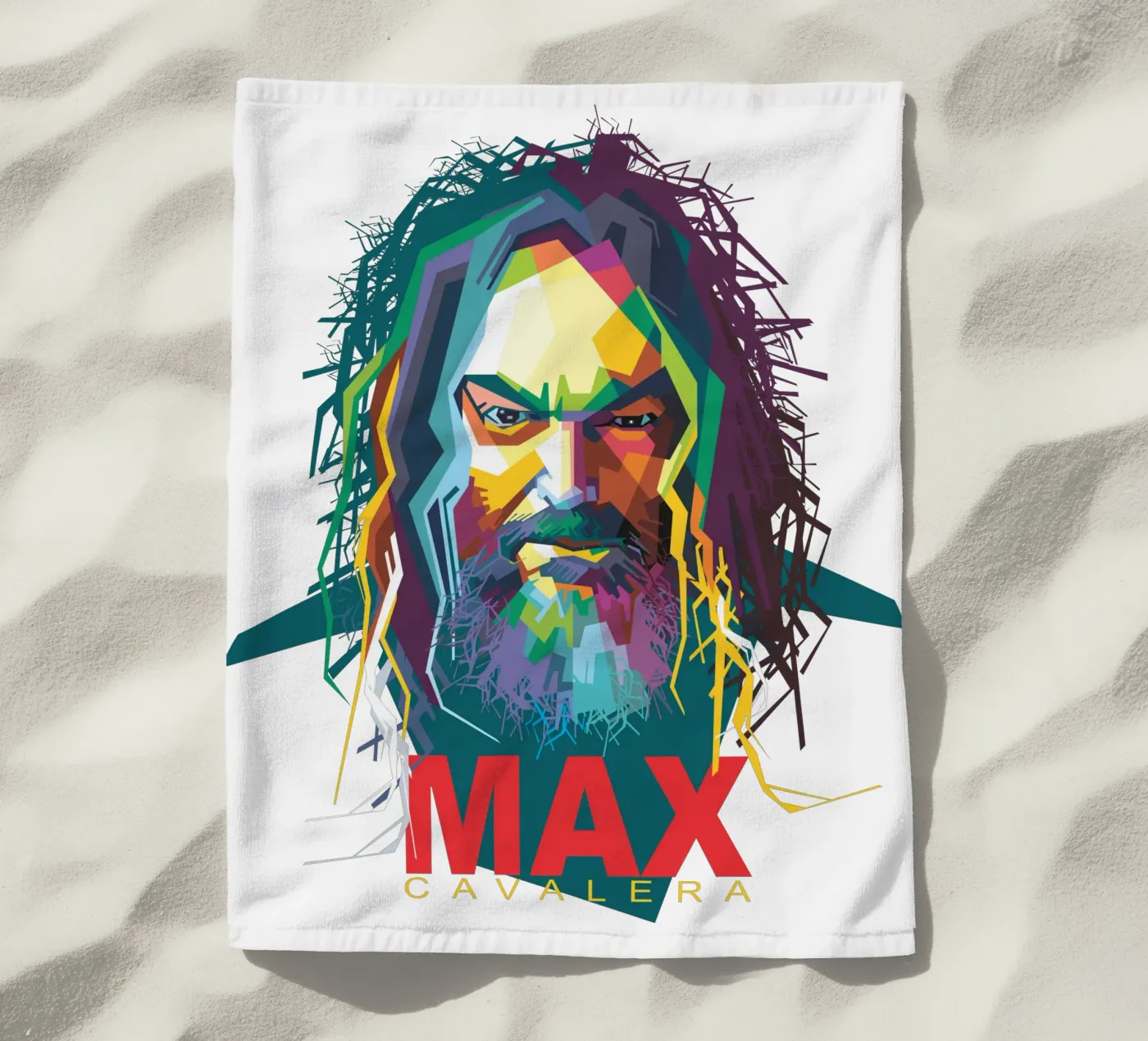 Max Cavalera WPAP telo mare da Alkahfsmart