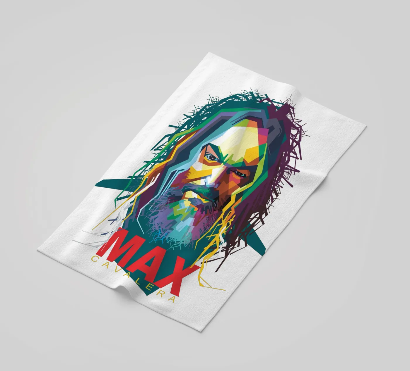 Max Cavalera WPAP telo mare da Alkahfsmart