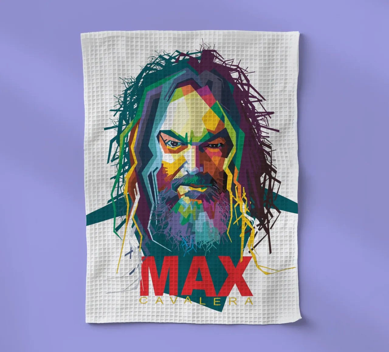 Max Cavalera WPAP canovaccio da cucina da Alkahfsmart
