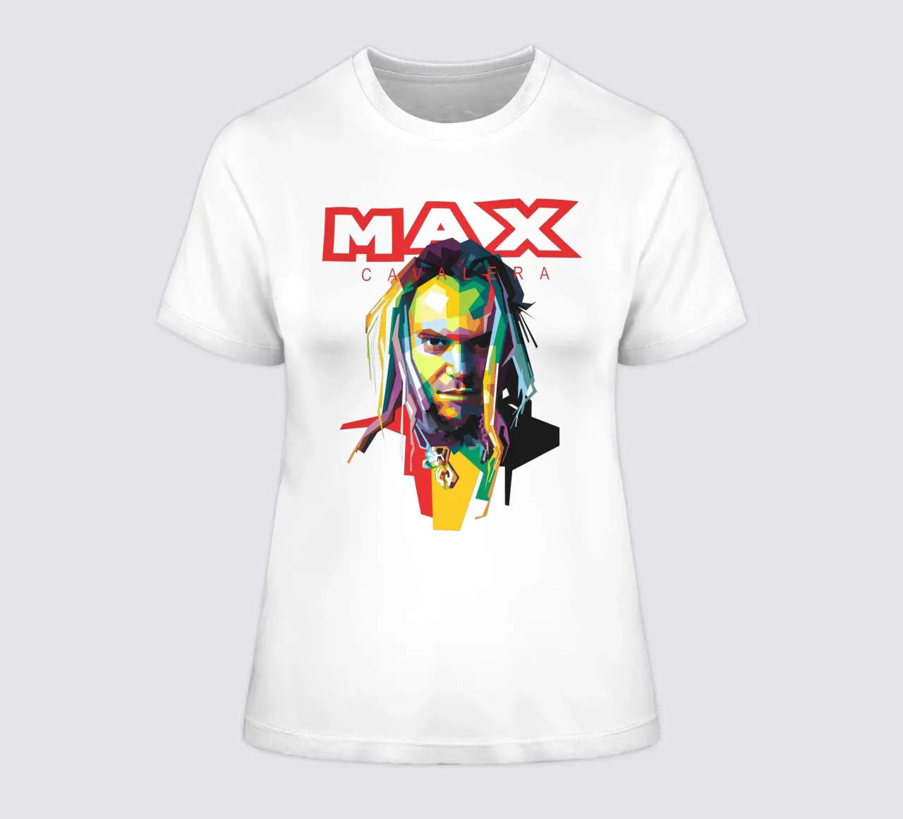 Max Cavalera WPAP t-shirt da donna da Alkahfsmart