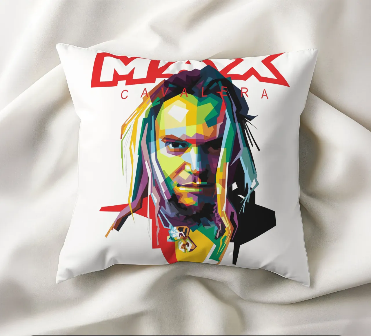 Max Cavalera WPAP cuscino da Alkahfsmart