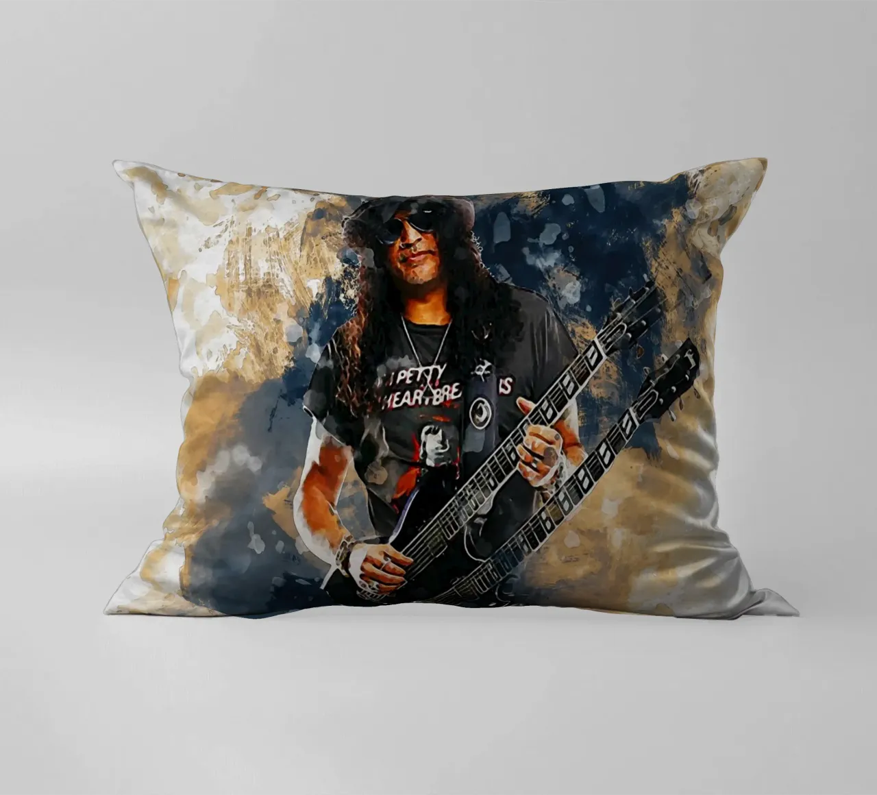 Sbaffo di Slash e chitarra a doppio manico cuscino da Gunawan Rb