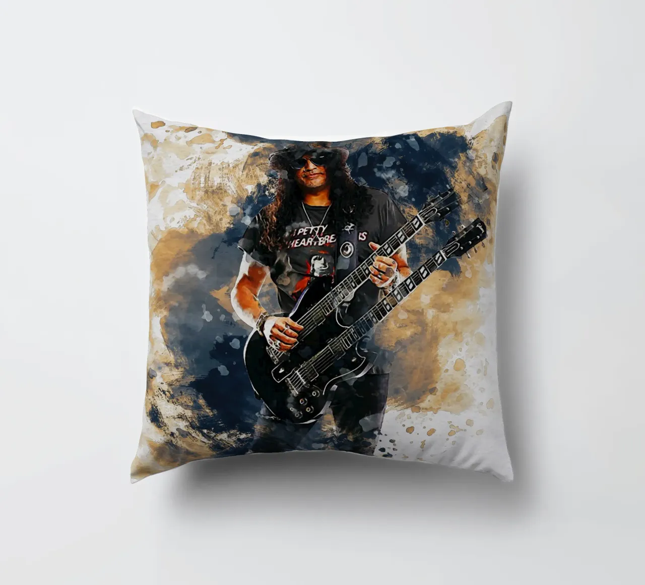 Sbaffo di Slash e chitarra a doppio manico cuscino da Gunawan Rb